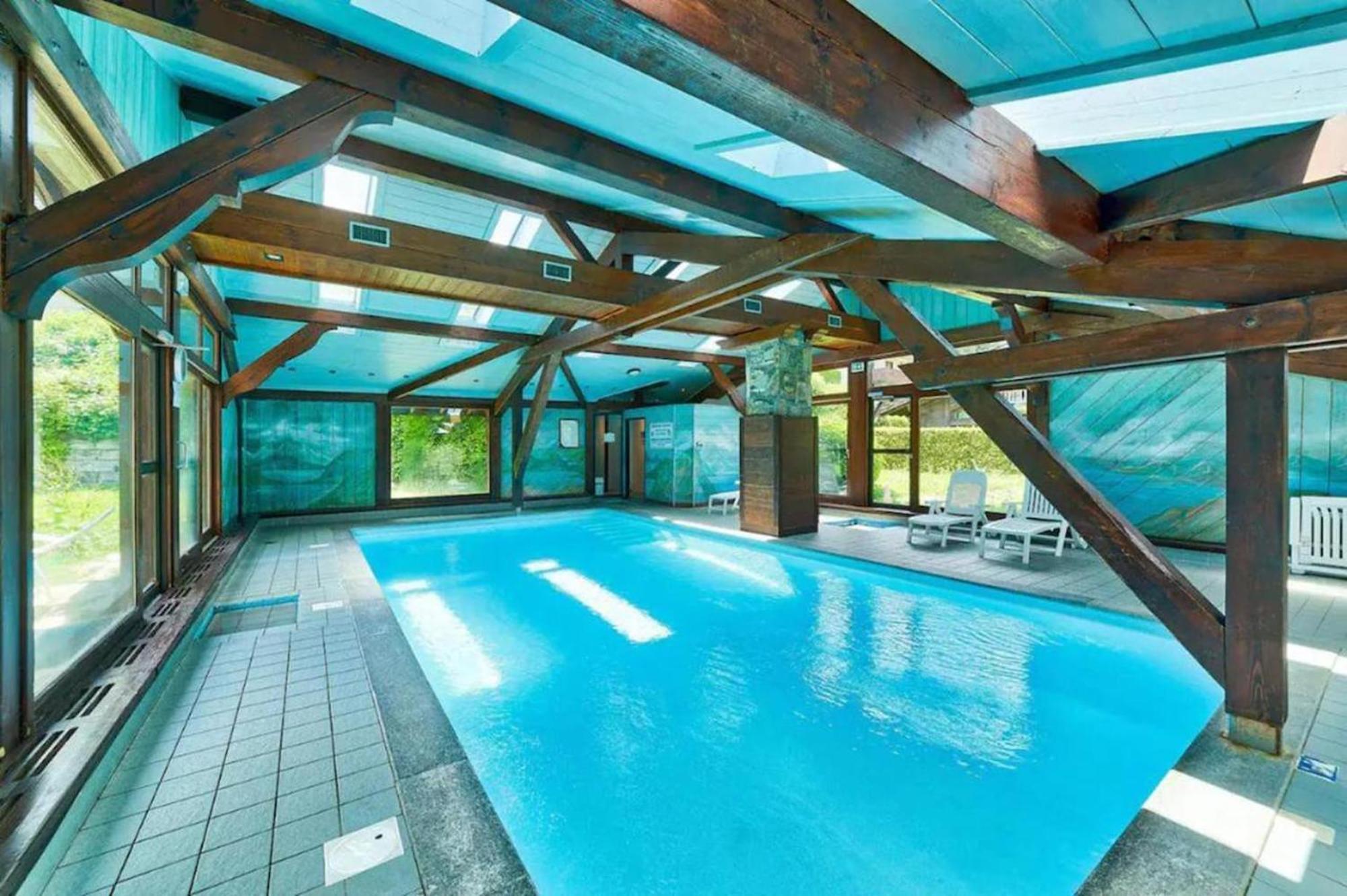 Le Gouter - Ski-In Ski-Out - Indoor Pool Les Houches Ngoại thất bức ảnh